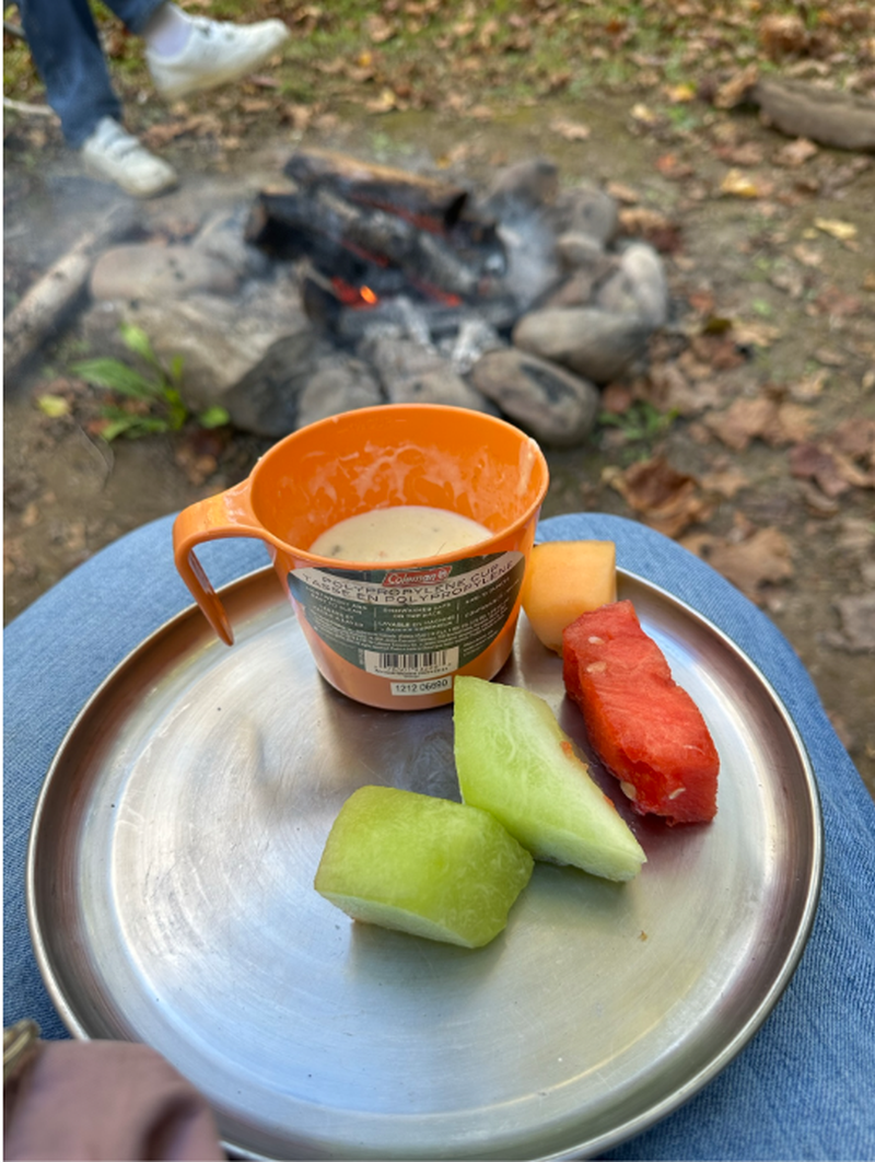 TNCopperhill,Camping-dinner(soup,Fruit)